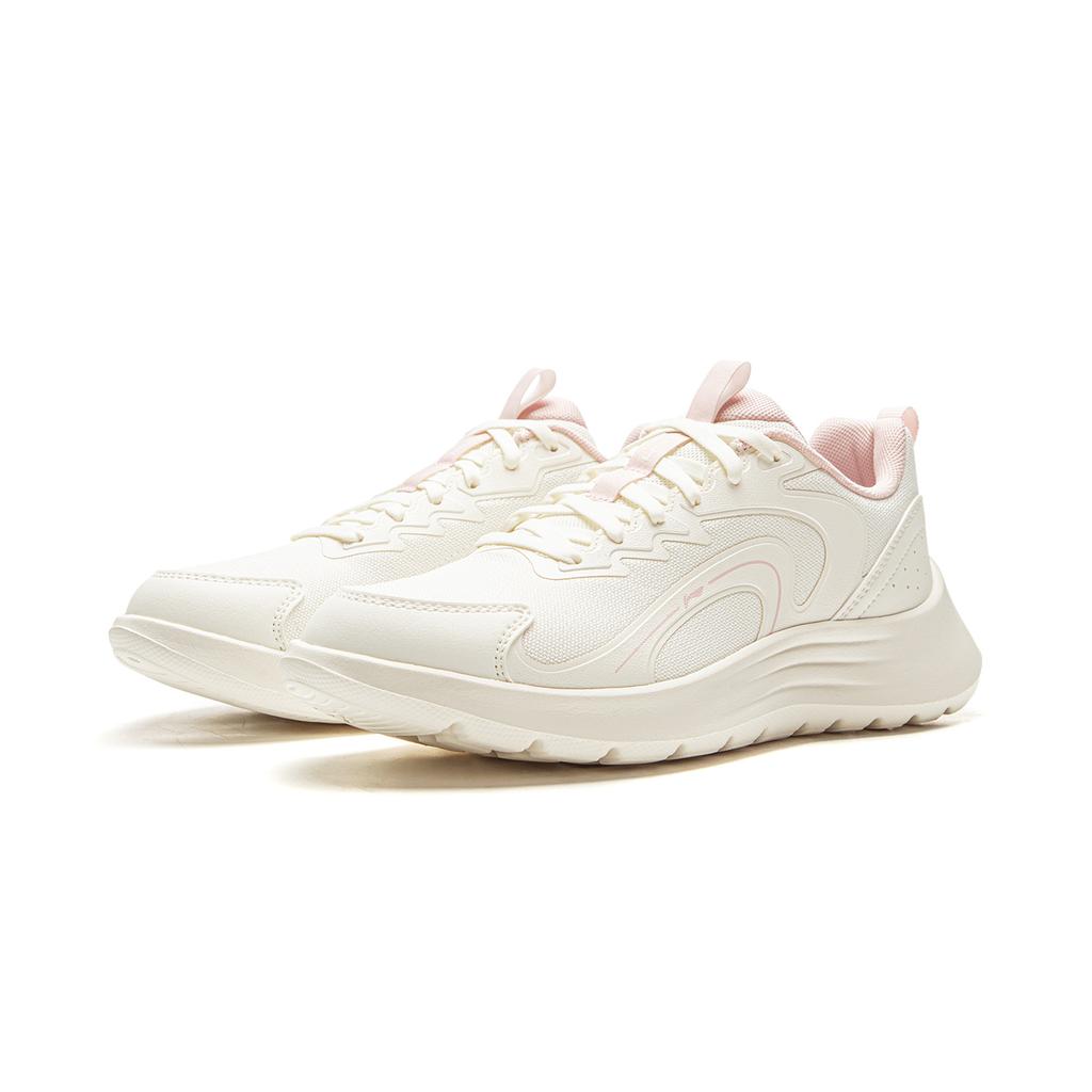 Li Ning Light Feather FW Cushioning Slip Resistant Abrasion Resistant Breathable Low Top Running Shoes Women's ARSV134-1