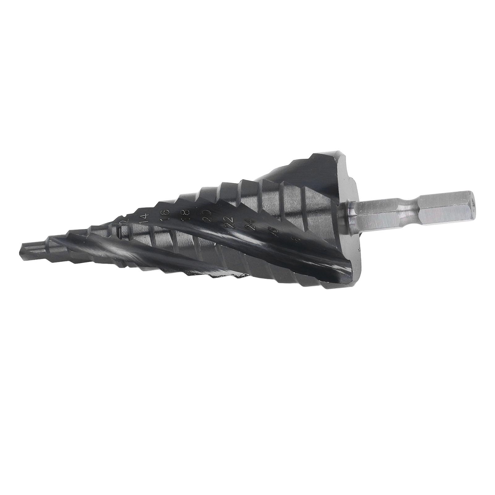 

14-ступенчатое сверло с твердостью поверхности 89HRC, высокоскоростное сверло для сверления отверстий в металле из нержавеющей стали