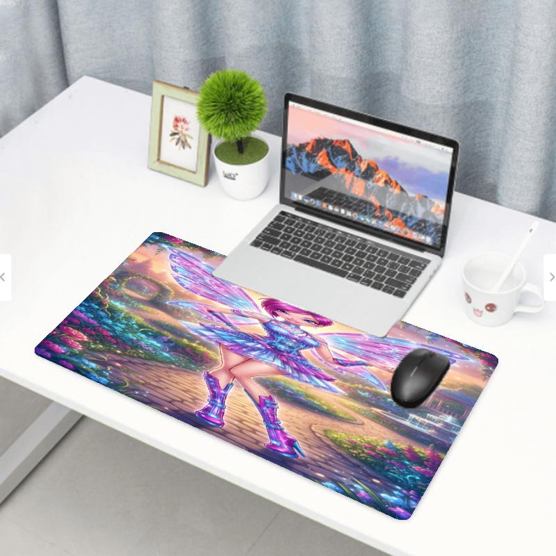 Winx Club Print Mouse Pad, Anti‑Slip Desktop keyboard Mat, for PC Laptop Gaming Working Daily Use, Cool Festival Birthday Gift