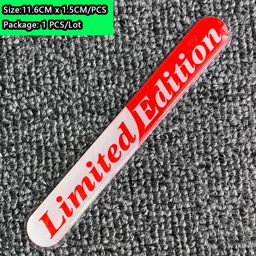 LIMITED EDITION 3D Resin Gel Reflective in Night Car Motocycle Sticker Decals for Suzuki Yamaha BMW Honda Toyota Hyundai D1