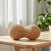 Peanut Massage Ball Textured Roller Dense Cork for Trigger Point Therapy,