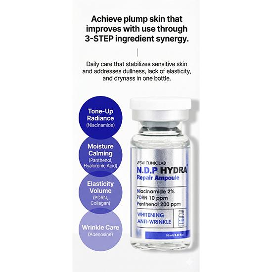 3W CLINIC LAB N.D.P Hydra Repair Ampoule (2 Options)