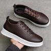 Zapatillas de Skate Blancas de Estilo Coreano Trendy para Hombre Wow Oh – Nuevas, Transpirables, Zapatillas Deportivas Casuales en Tallas Extra Grandes