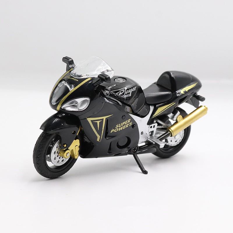 Cross 1:18 Alloy Pull-back Motorcycle Model Toy for Kids - Educational Ornament