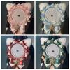 Lacework Cute Badge Holder Kawaii Badge Decoration Tray Anime Pins Display Base  Badge Organizer