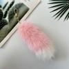 Portachiavi Ciondolo Coda di Pelliccia di Volpe Sintetica - Accessorio per Borsa in Peluche