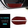 Soft Carbon Fiber Sticker For Subaru Crosstrek 2018-2023 Impreza 2017 2018 2019 2020 2021 2022 2023 Interior Trim Car Door Side