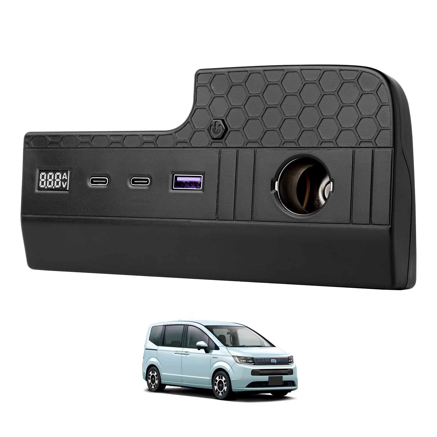 

ACE LIGHTING Новый блок питания серии Freed GT Розетка прикуривателя для FREED Быстрая Два PD Один USB Разъем расширения Заказные детали для Freed GT Freed чёрный