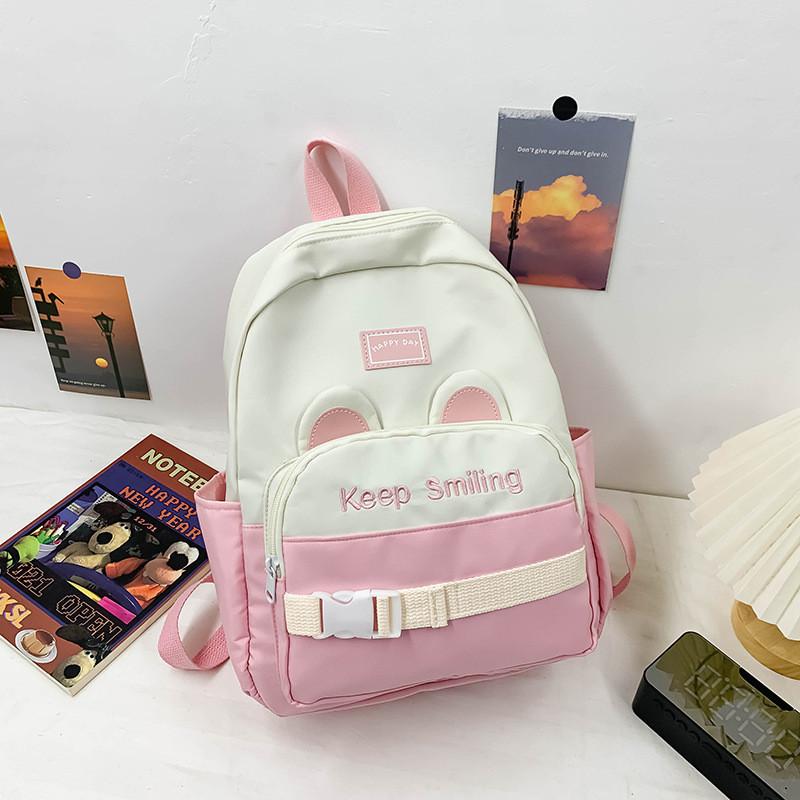 Stylish And Spacious Kindergarten Backpack For Kids Aged 3 To 6 Years With Durable Canvas Material