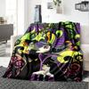 Maleficent'S Flight Flannel Blanket Super Soft Warm Cozy Blanket For Sofa Bed Office Travel Allseason Home Decor Gift
