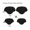 4pcs Black Insoles Heel Repair Subsidy Stickers For Sport Shoes Adjustable Size Thicker Antiwear Feet Pad Foot Care