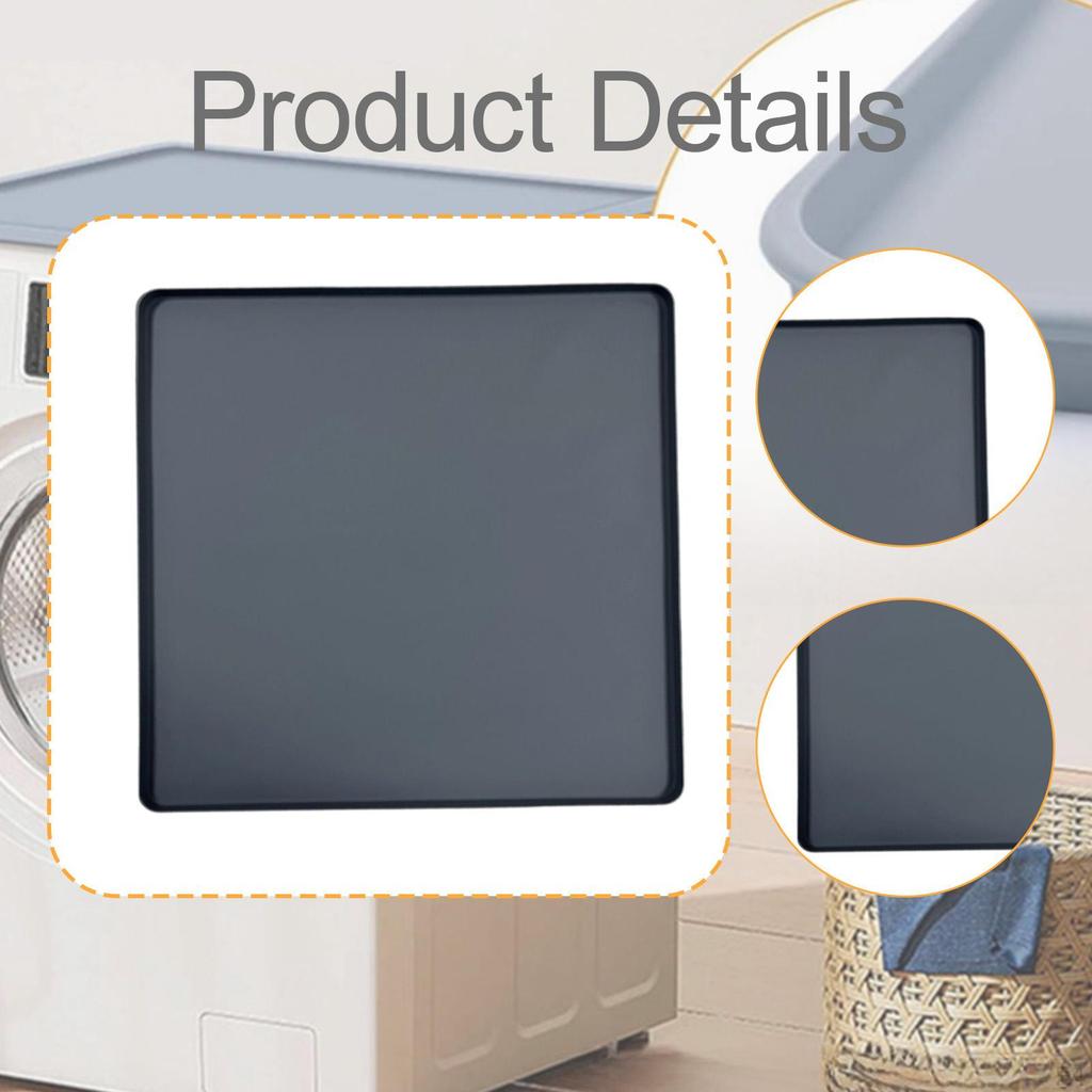 Washer and Dryer Cover Protection Pad Boot Tray Dustproof Cat Litter Mat Washing Machine Storage