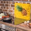 Szklana płyta ochronna na kuchenkę 60x52 Ananas