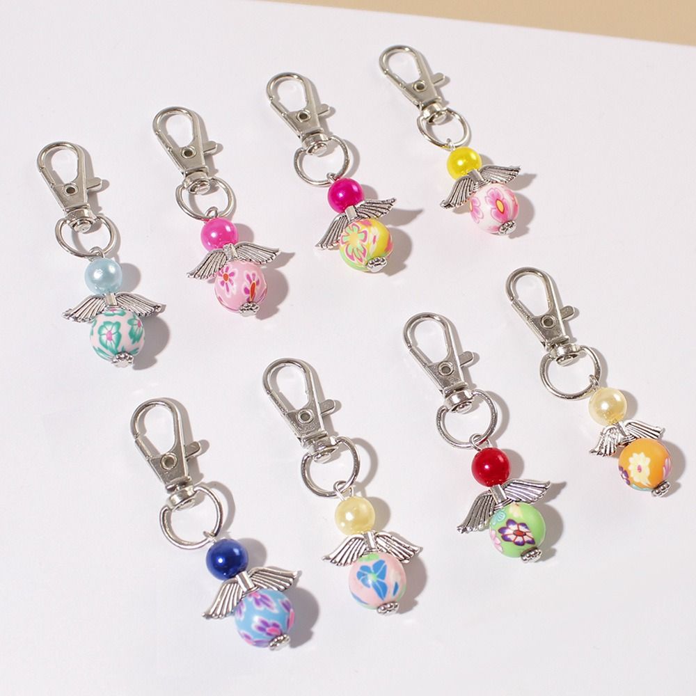 30Pcs/Set Colorful Guardian Angel Pendant Creative Angel Fairy Dangle Charms DIY Crafts