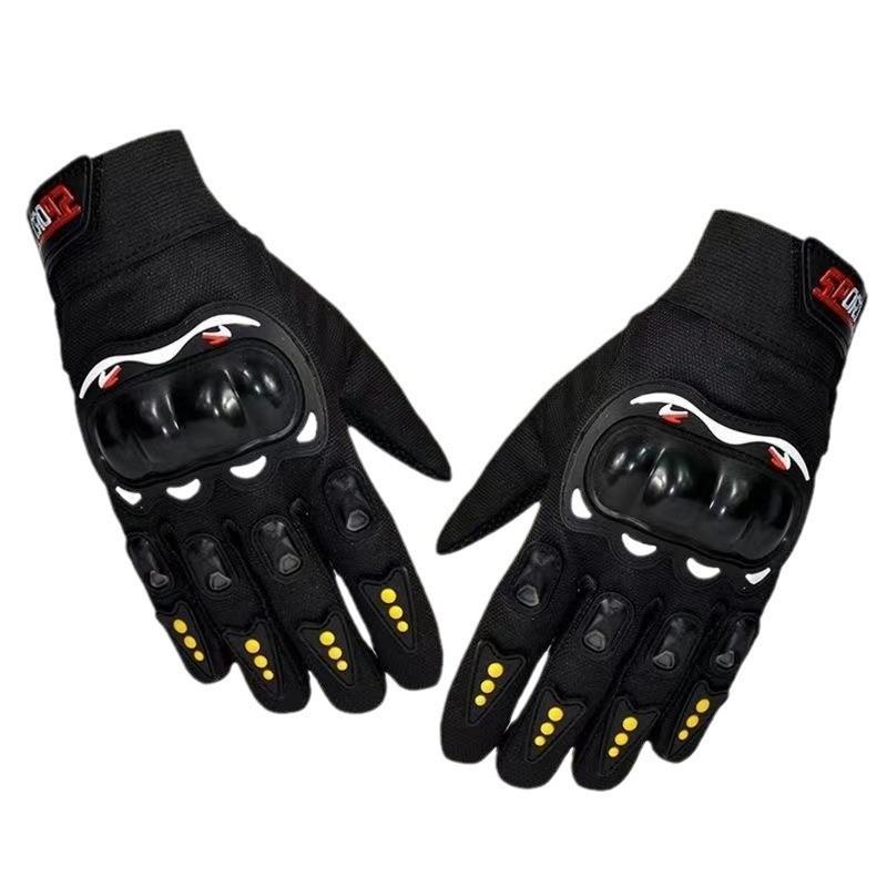 Motorcycle Gloves Men's Motocross Gloves Breathable Closed Finger Racing Gloves for Outdoor Sports Crossbike Riding Accessories