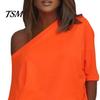 Summer Top Set 2 Pcs/Set Women Tracksuit Solid Color One-shoulder Short Shorts Pants Leisure for Daily Wear