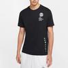 Nike Summer Hoops Basketball Short Sleeve T-Shirt Men Tops Black CW4817-010