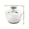 Wape Large Capacity Multifunctional Manual Salad Spinner Kitchen Press Vegetables and Fruits Dehydrator PS Food Contact Safe