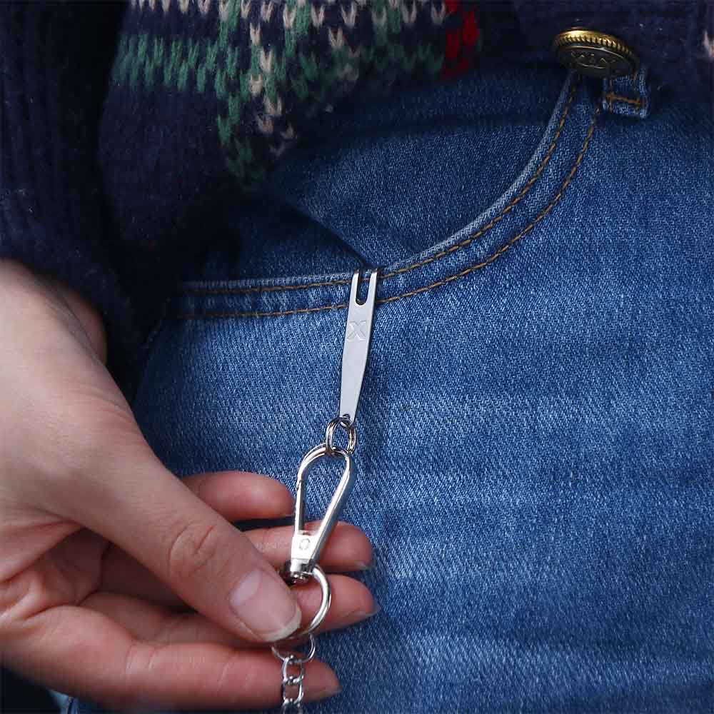 Mini Portable EDC Bag Clip Metal Key Buckles Bag Hanging Clip Pocket Clips Waist Belt Hanging Clip