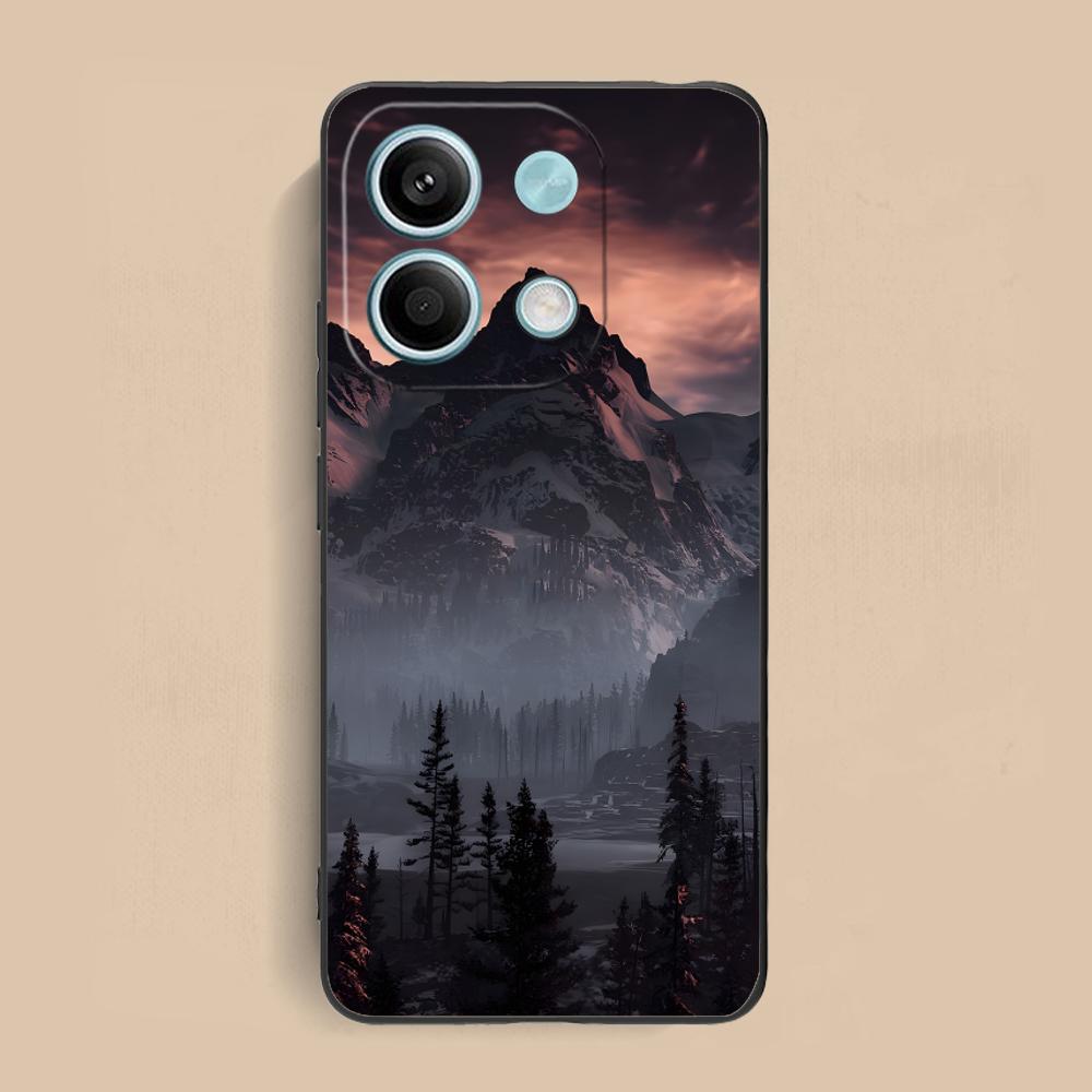 Mountain Forest Mobile Phone Case for Xiaomi Redmi 15 14 13 12 A5 3 2 1 C Plus 4G 5G Colorful Printing Cover Luxury Cover Pretty