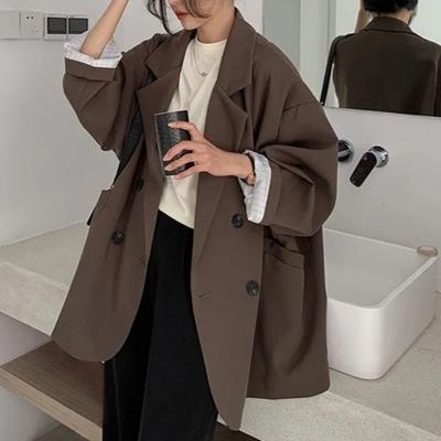 Spring Summer Autumn Chic Blazer Suit Jacket for Women Korean British Blazers Suits Women's Elegant Fashion Coat