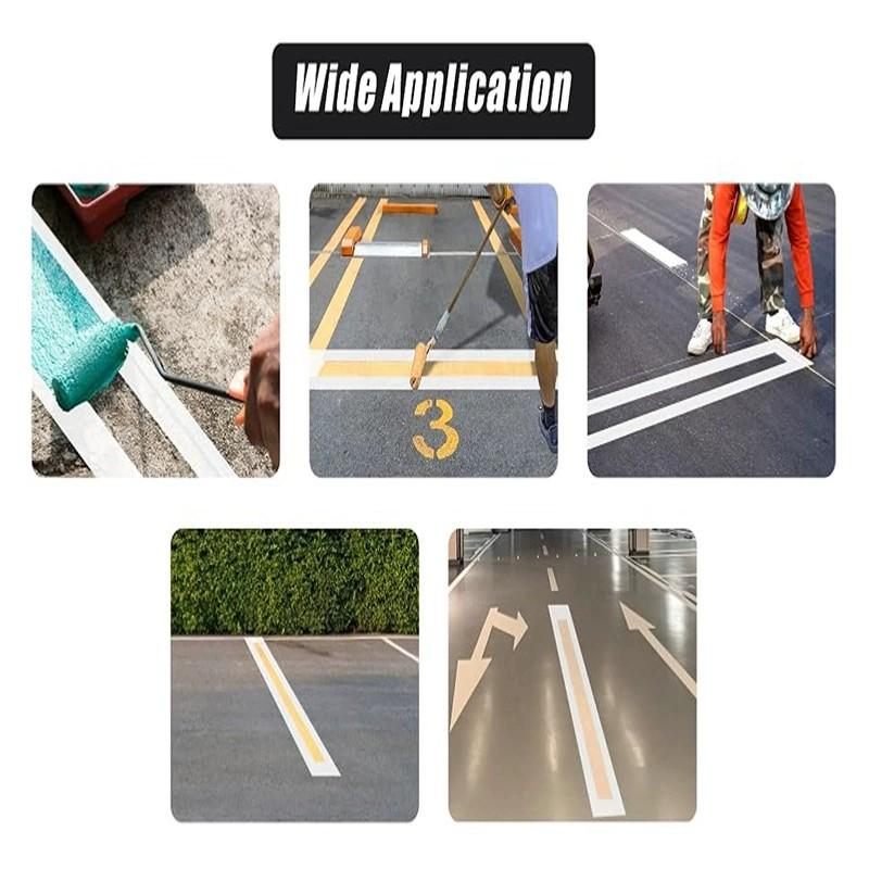 Foldable  Parking Lot Line Stencil for Asphalt Concrete Pavement Reusable Template for Efficient Painting High Precision Marking Various Applications