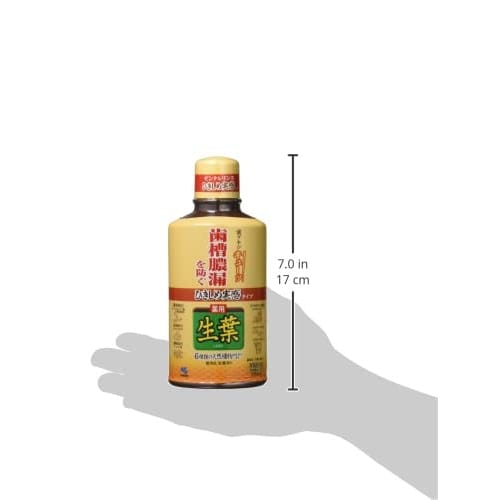 [Bulk Purchase] Tightening Fresh Leaf Extract (Shoyoeki) Dental Rinse/Liquid Toothpaste to Prevent Periodontal Disease, Herbal Mint Flavor, 330ml x 2