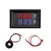 AC50-500V 10A 50A 100A Digital Voltmeter Ammeter 0.28" Dual LED Display Panel with Transformer