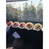 1pc Car Air Outlet Decoration Yarn Hand-Held Flower Car Air Conditioning Decoration