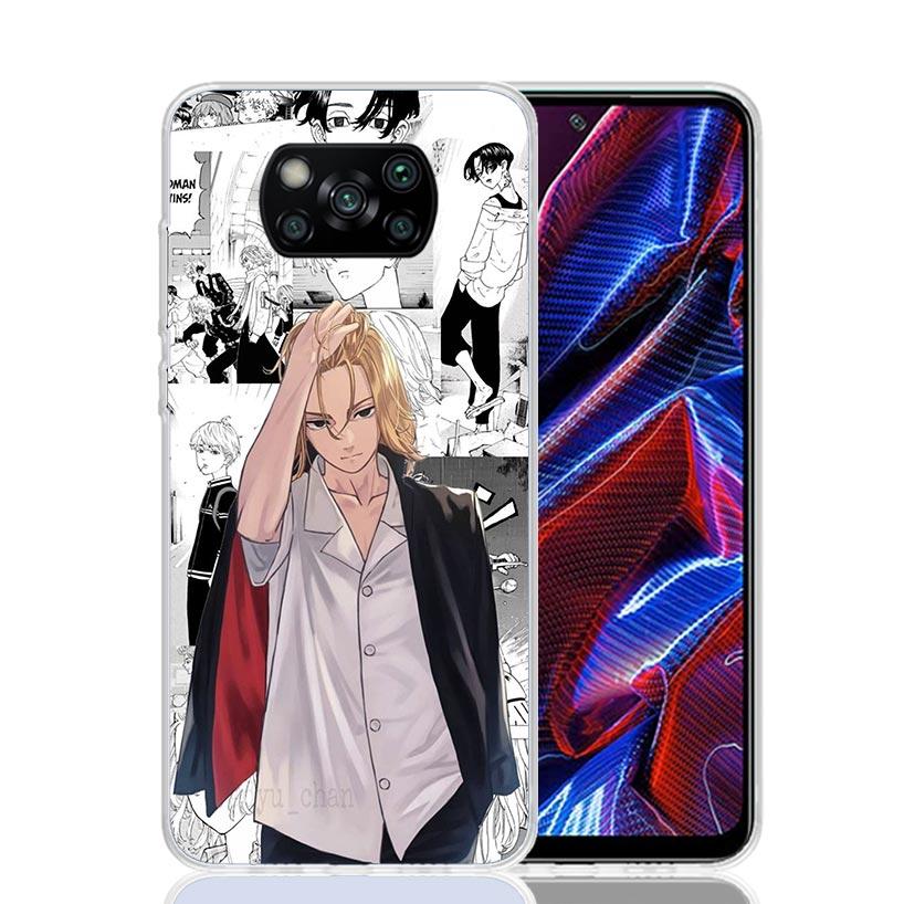 Anime Tokyo Aevengers Phone Case For Xiaomi Poco X7 X6 X5 Pro F7 Ultra Redmi 15C 15 13 13C 12 12C 10 10A 10C 9 9A 9C 9T Cover Po
