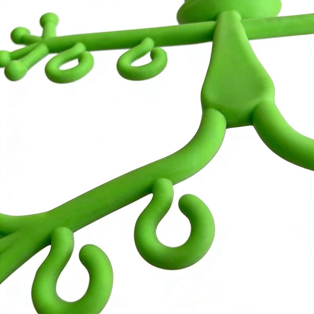 Frog Plant Stand Green Frog Indoor Plant Support Holder Pothos Climbing Fixture Tool for Outdoor Indoor Home Apartment Living