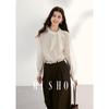French Retro Polka Dot Bow Tie Blouse