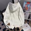 American Autumn and Winter Velvet Model, the Same Leopard Print Embroidery for Men and Women, Loose and Warm