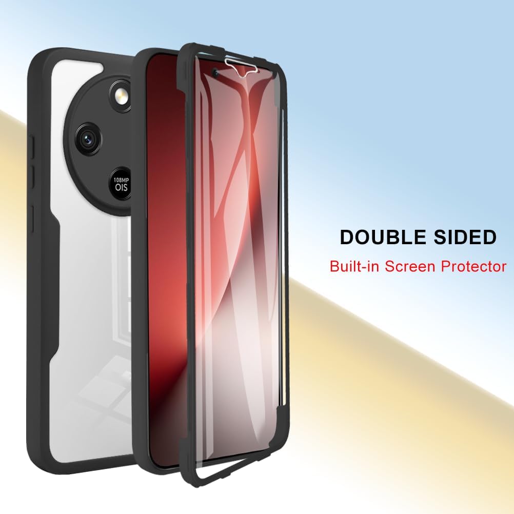 360 Full Protection Case for Honor X9D / X70 / Magic8 Lite Cover Built-in Screen Protector