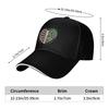 Lucky Bones Shamrock Skeleton Ribcage Heart Baseball Cap  Trendy Couple Women Hip Hop Hats Design Outdoor Sport Baseball Caps