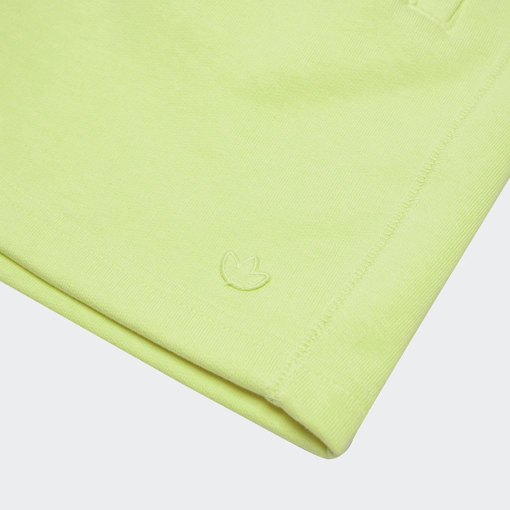 Adidas Originals Trefoil C Short Ft Drawstring Sports Shorts Men Bottoms Light-Yellow HF6353