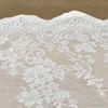Flower Lace Sheer Window Curtain Elegant Light Filtering Privacy Pulling Design Drape with Rod Pocket For Home Decors