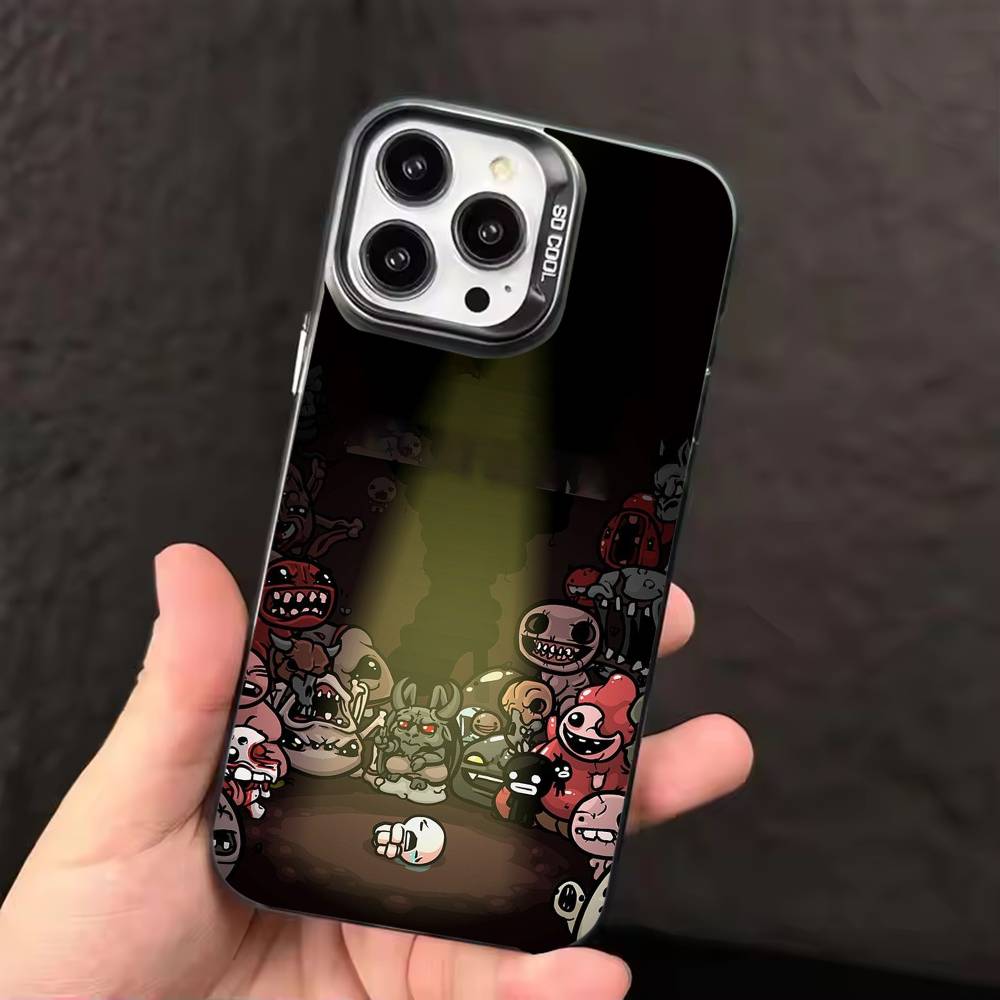 Game T-The B-Binding of Isaac  Phone Case Color Silver Shell For IPhone 17 16 15 14 13 12 11 Pro Max Plus
