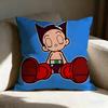 Aastro Boy Animation Pillow Case Linen Pillow Covers Cover For Couch Living Room Bench Patio Floor Linen Home Decor
