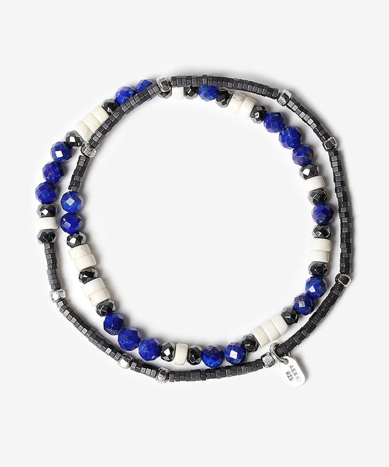Aekki Dual Beat Blue Gemstone Bracelet