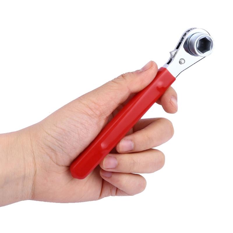 Automotive Ratchets Wrenches With 1/2inches Socket For 5/16in 10mm Battery Terminals Secure Antistatic Grip