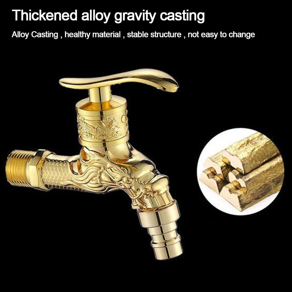 Antique Washing machine faucet Connector metal Mop Pool Cold Tap  Outdoor Garden Wash Basin Tap