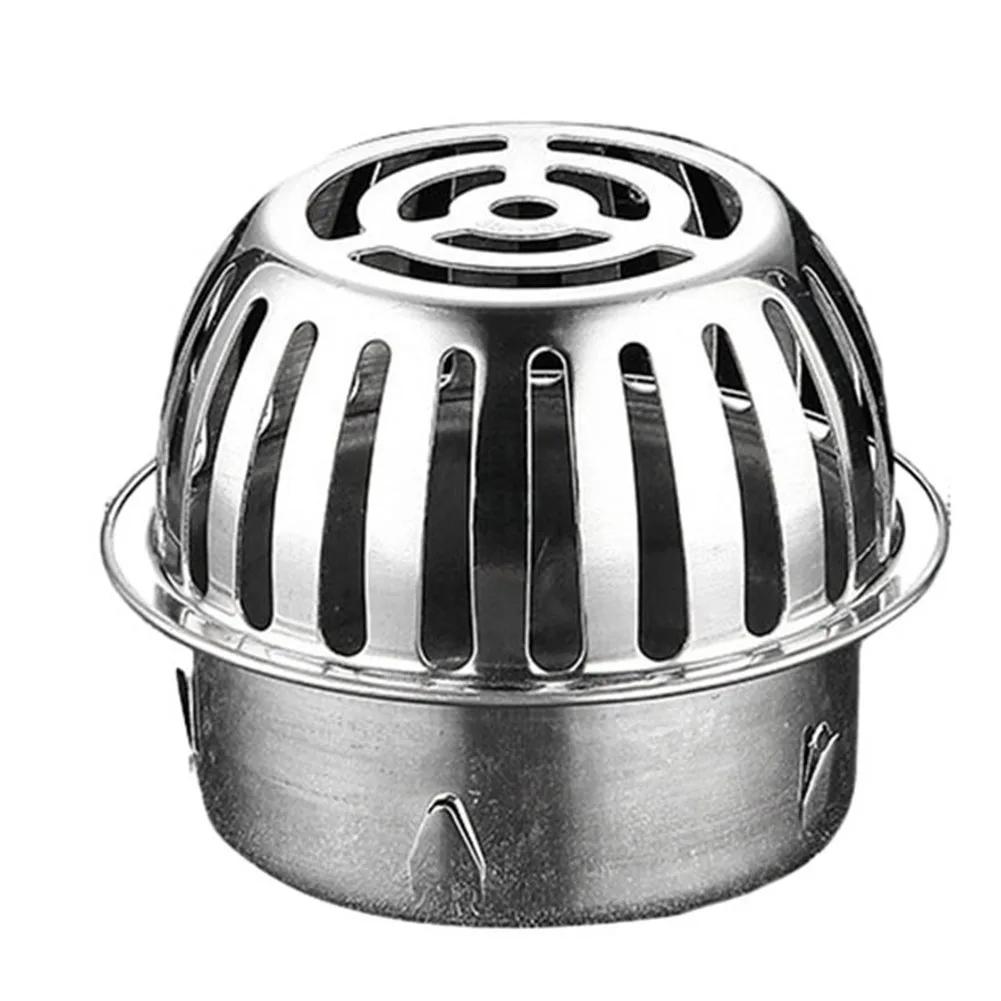 Roof Floor Drain 304 Stainless Steel Anti-Clogging Drain Pipe Sink Filter Floor Drain Rooftop Anti Clogging Floor Drain