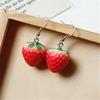 Orecchini Pendenti Carini Fiore Fragola Animale Moda Asimmetrici Coniglio Frutta Nappa Orecchini per Donne Gioielli