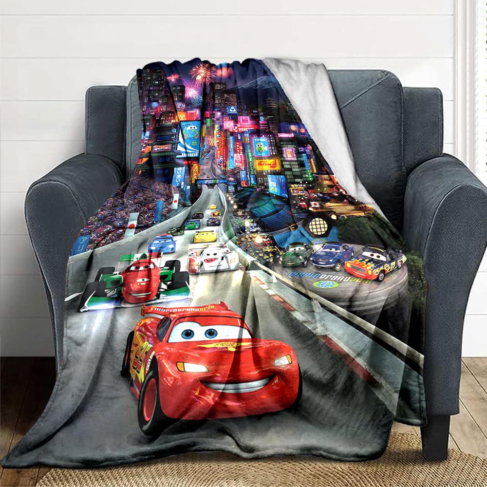 Cars Movie Poster Blanket Soft Throw Blanket For Home Bedroom Bed Sofa Travel Office Solid Christmas Blanket