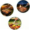 Multifunction Barbecue Tongs Stainless Steel Food Tongs BBQ Clip Kitchen Gadgets Cooking Tweezers Buffet Tool CFQJ006
