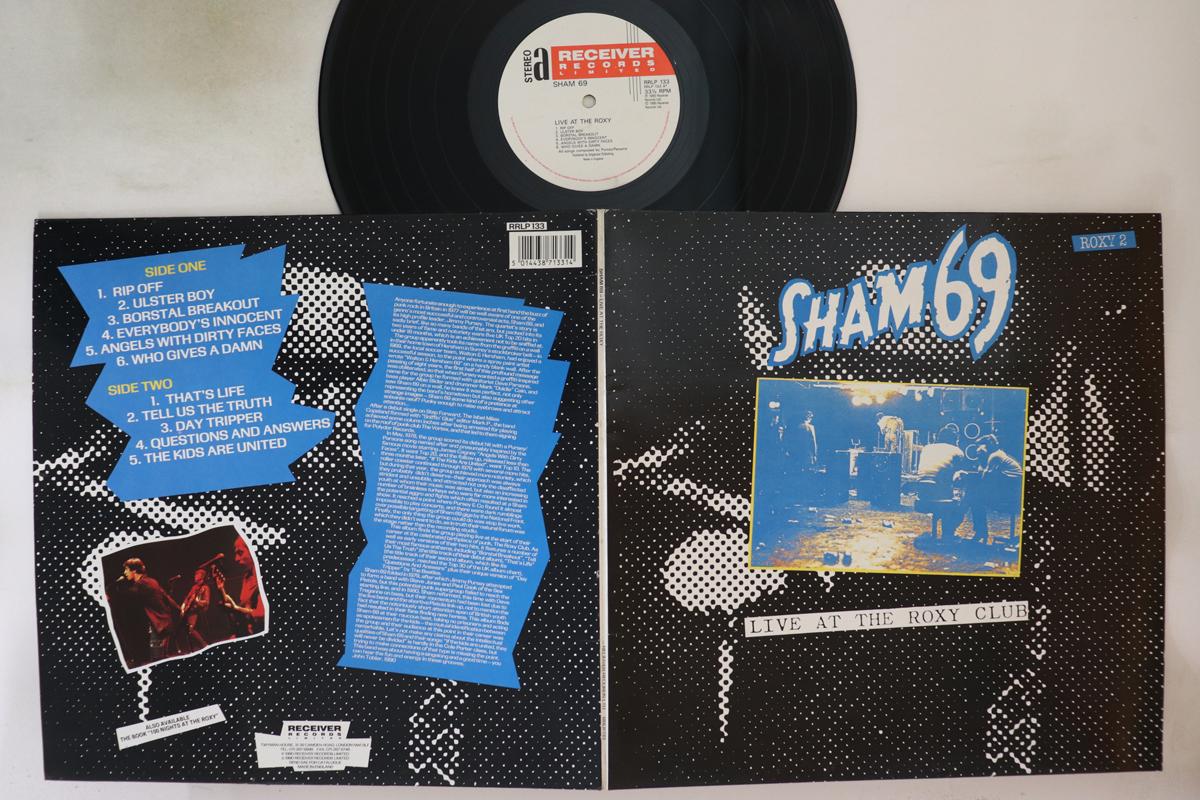 

LP Record SHAM 69 Live At The Roxy Club RRLP133 RECEIVER RECOR 1990 UK Rock Used