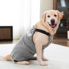 Dog Recovery Suit for Hid Leg, Soft Stretchy Pants for Hip Thigh Wound Protective Sleeves to Prevent Licking (Grey, XL(Reference Weight 13-22 lbs))