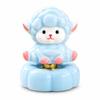 Moving Base Rotating Desk Ornament Porcelain Yearly Mascot Gift Cute Ceramic Sheep  Spring Festival