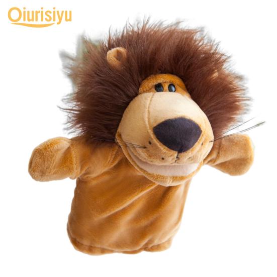 Lovely Duck Puppy Parent-child Interaction Role-Play Toy Plush Puppet Pretend Telling Story Doll Toy Boys Girls Gift